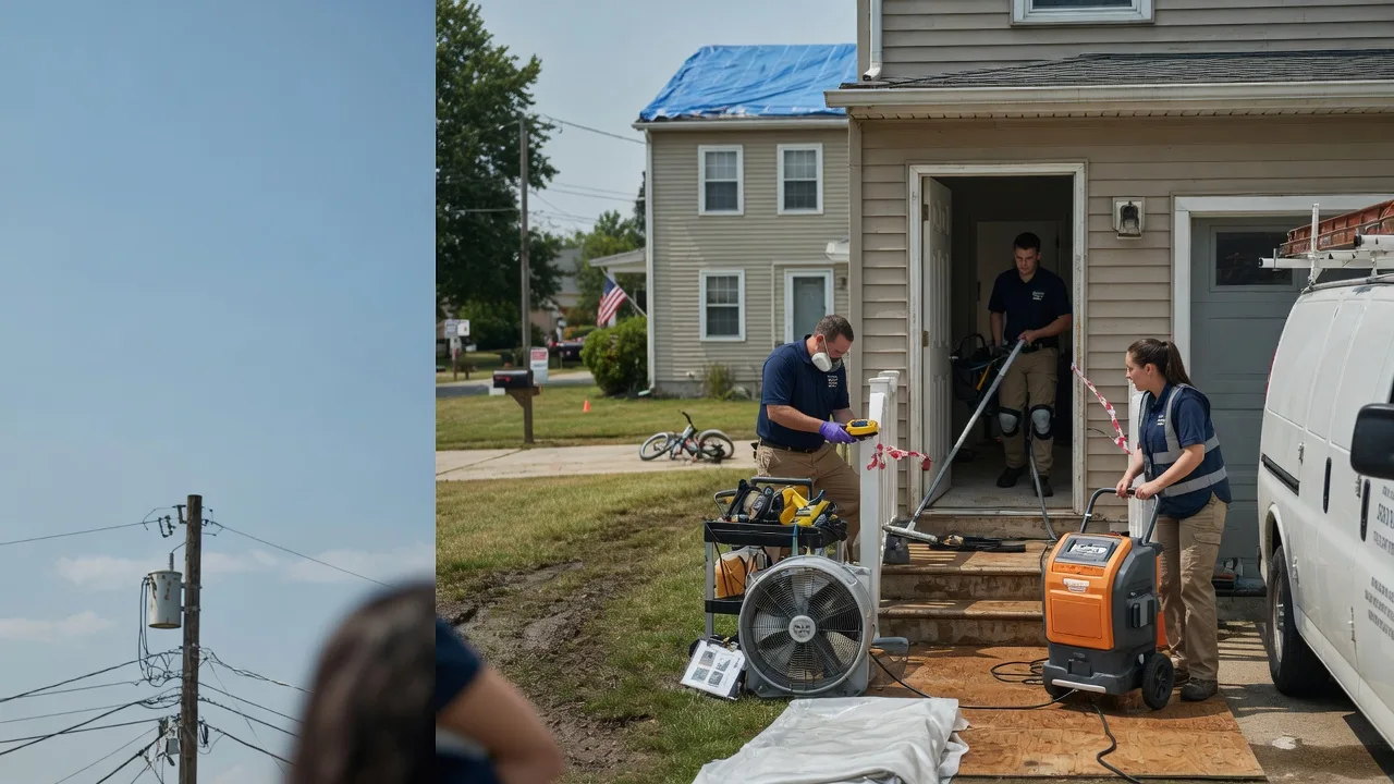 Water Damage Repair in Blue Rock, OH near me